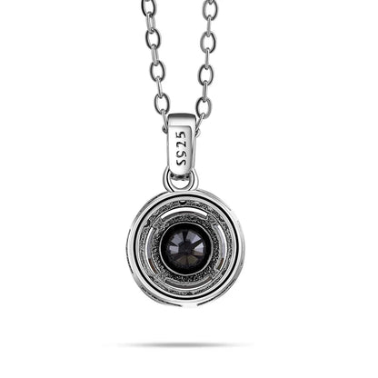 2Ct Moissanite Necklace Earrings Set Sterling Silver 925 Wedding Jewelry